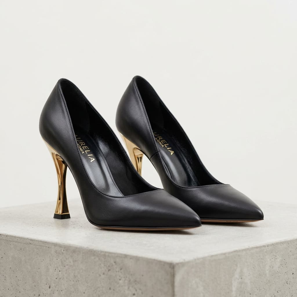PLATINUM BLOCK HEEL — view 1
